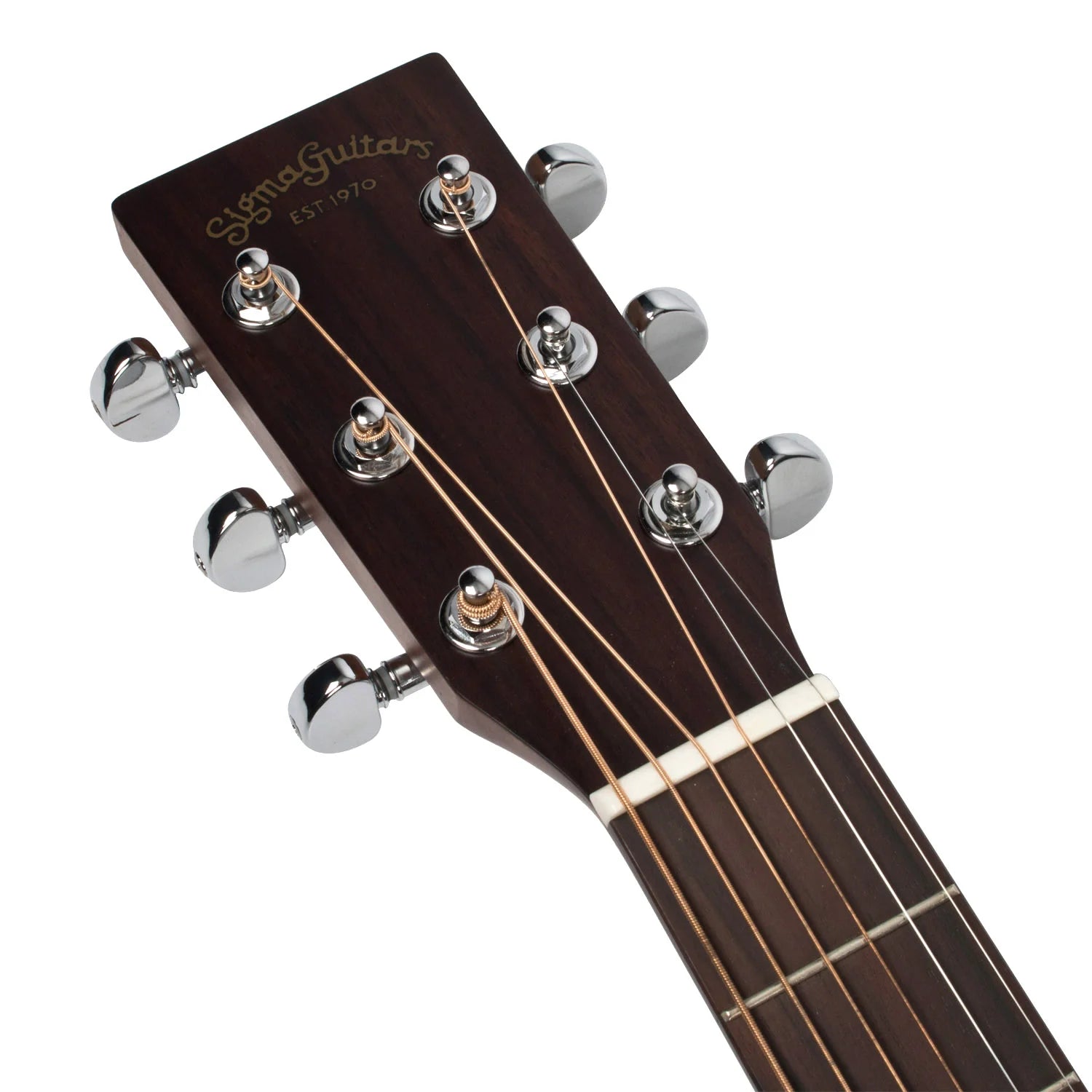 Sigma 000MC-15E Auditorium Acoustic Guitar Mahogany detail image 5