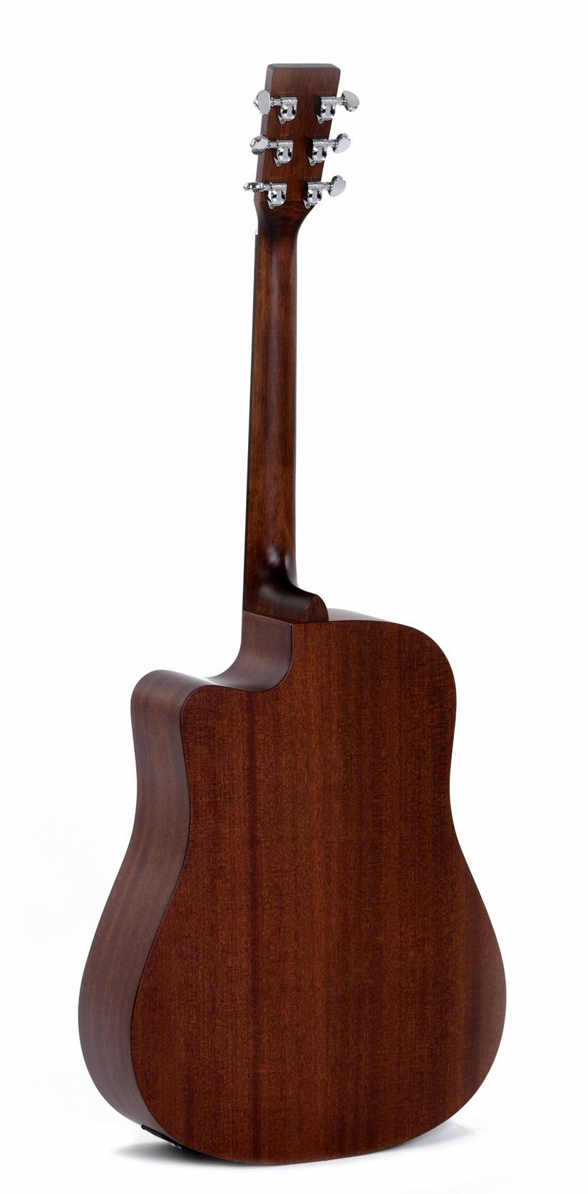 Sigma DMC-15E - Natural Satin Acoustic Electric Guitar detail image 3