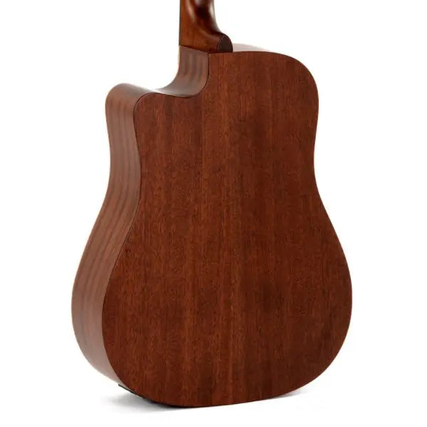 Sigma DMC-STE Acoustic Electric Guitar – Natural detail image 3
