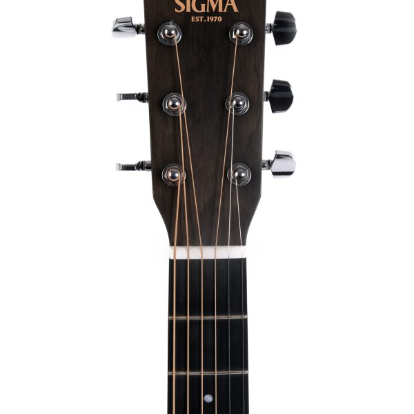 Sigma GMC STE BKB Acoustic Electric Guitar – Black Burst detail image 7