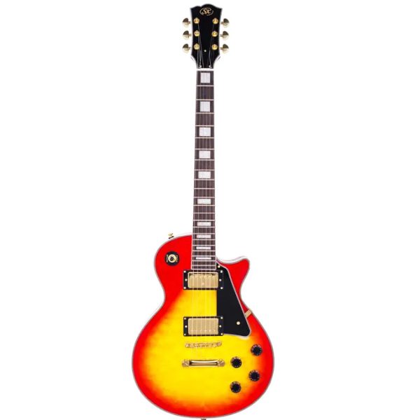 SX Les Paul Electric Guitar - Cherry SunBurst detail image 5