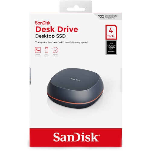 SanDisk 4TB Desk Drive SSD USB-C 3.2 Gen 2 External Drive product image 6