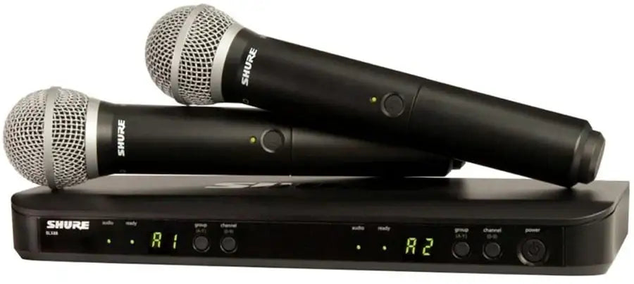 Shure BLX288E/SM58 Dual Channel Handheld Wireless Microphone System - Shure - VisionSounds South Africa
