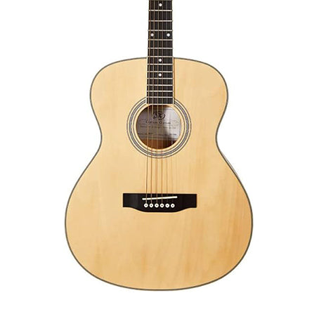SX SO104 Mini Jumbo Acoustic Guitar - Natural product image
