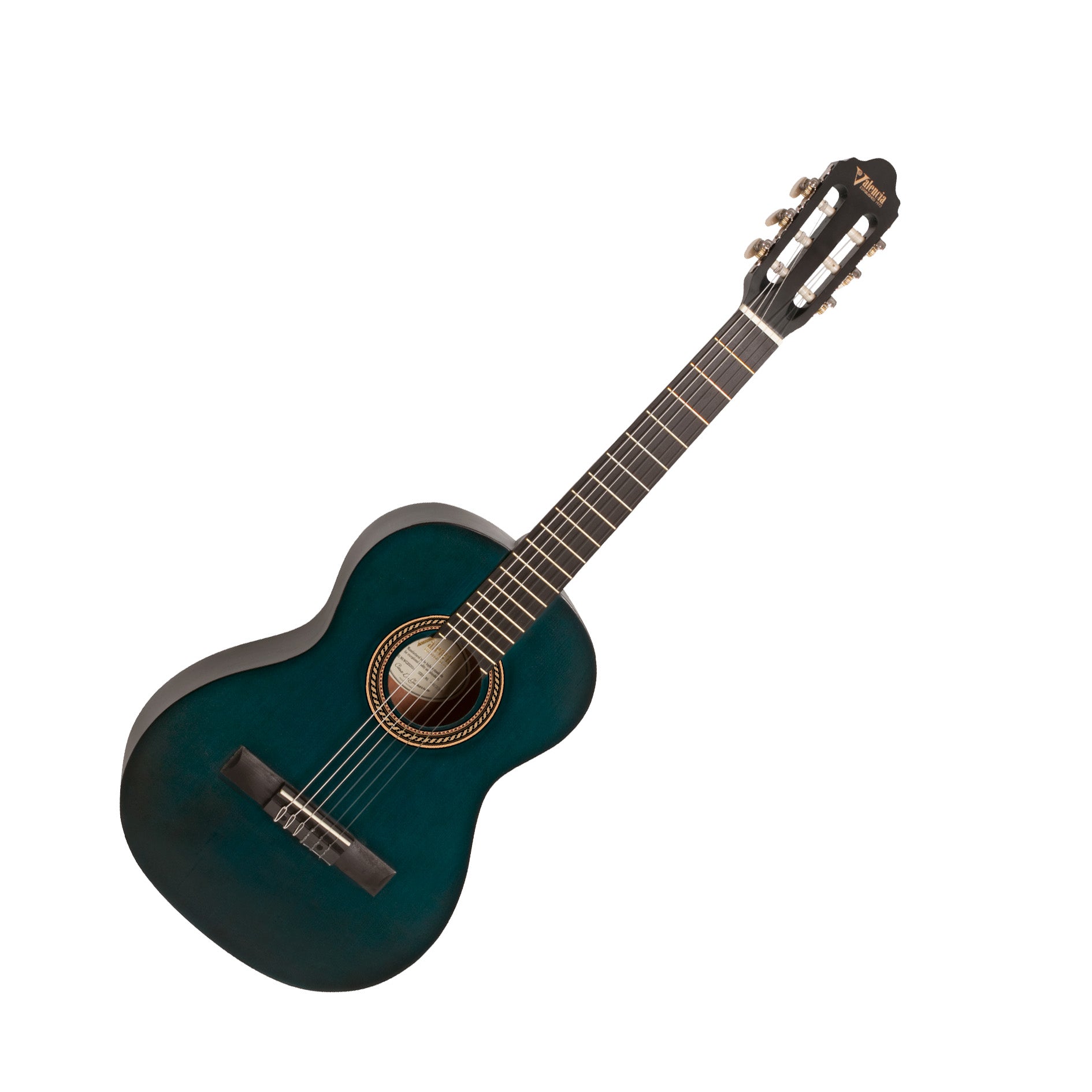 Valencia Classical 3/4 Guitar - Transparent Blue product image