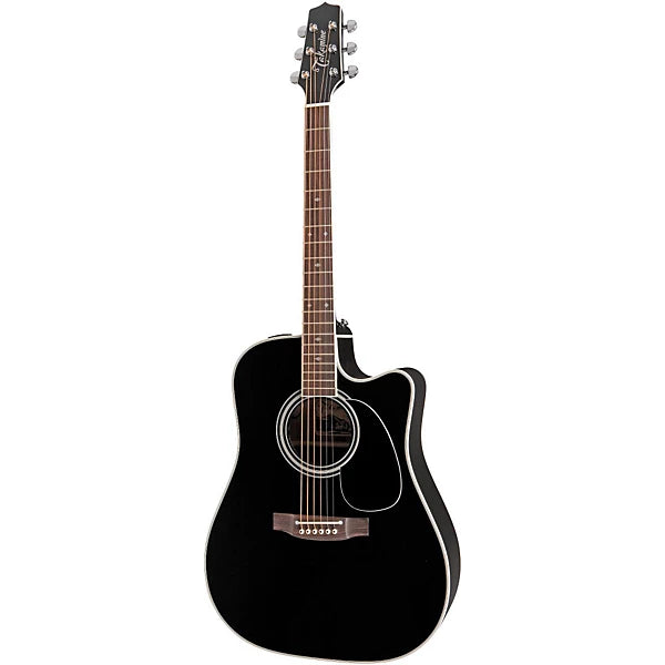 Takamine EF341SC Acoustic-Electric Guitar - Black detail image 2