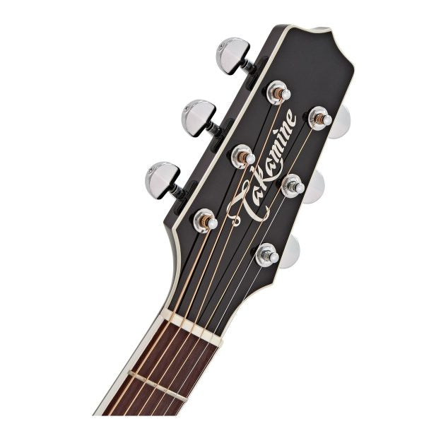 Takamine EF341SC Acoustic-Electric Guitar - Black detail image 10
