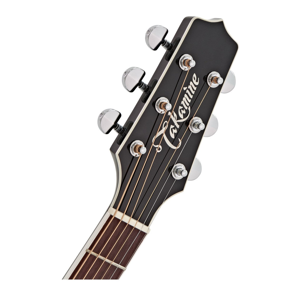 Takamine EF341SC Acoustic-Electric Guitar - Black detail image 5
