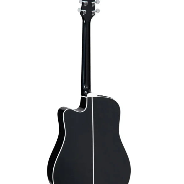 Takamine EF341SC Acoustic-Electric Guitar - Black detail image 9