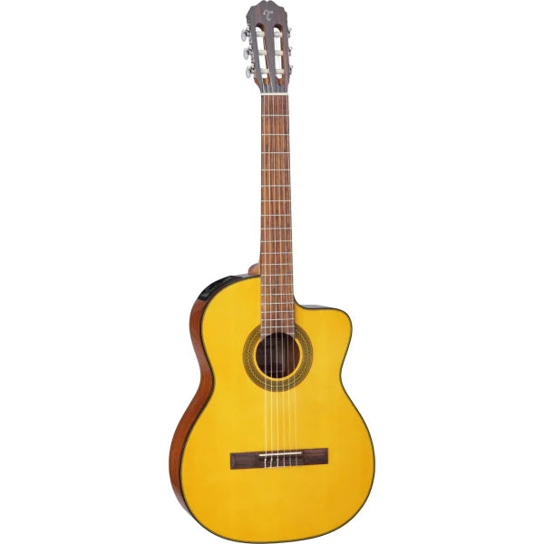 Takamine GC1CE Nylon String Acoustic Guitar - Natural detail image 8