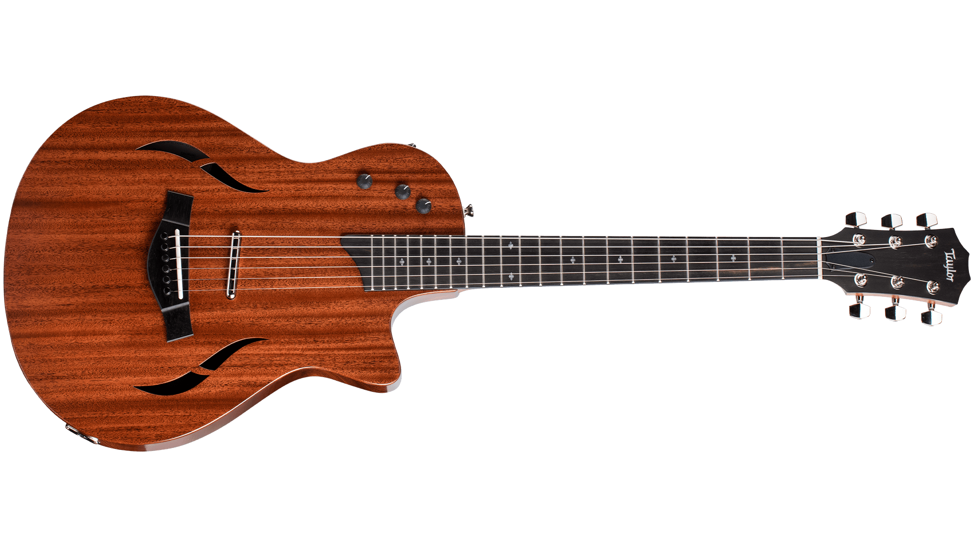 Taylor T5z Classic Hollowbody Electric Guitar - Tropical Mahogany detail image 2
