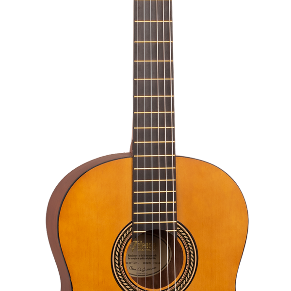 Valencia Classical 4/4 Left Hand Guitar - Natural detail image 4