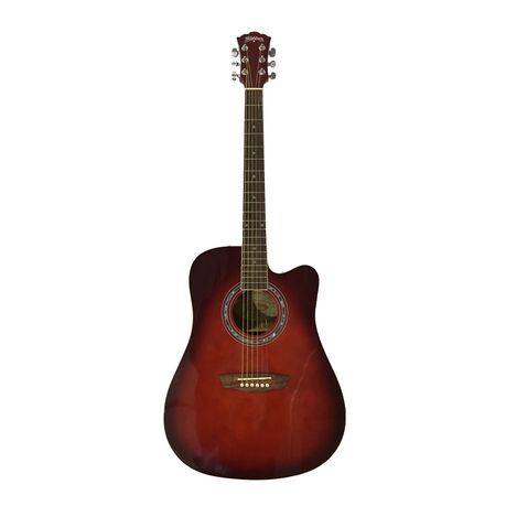 Washburn WA90CER Acoustic Electric Guitar - Red detail image 2