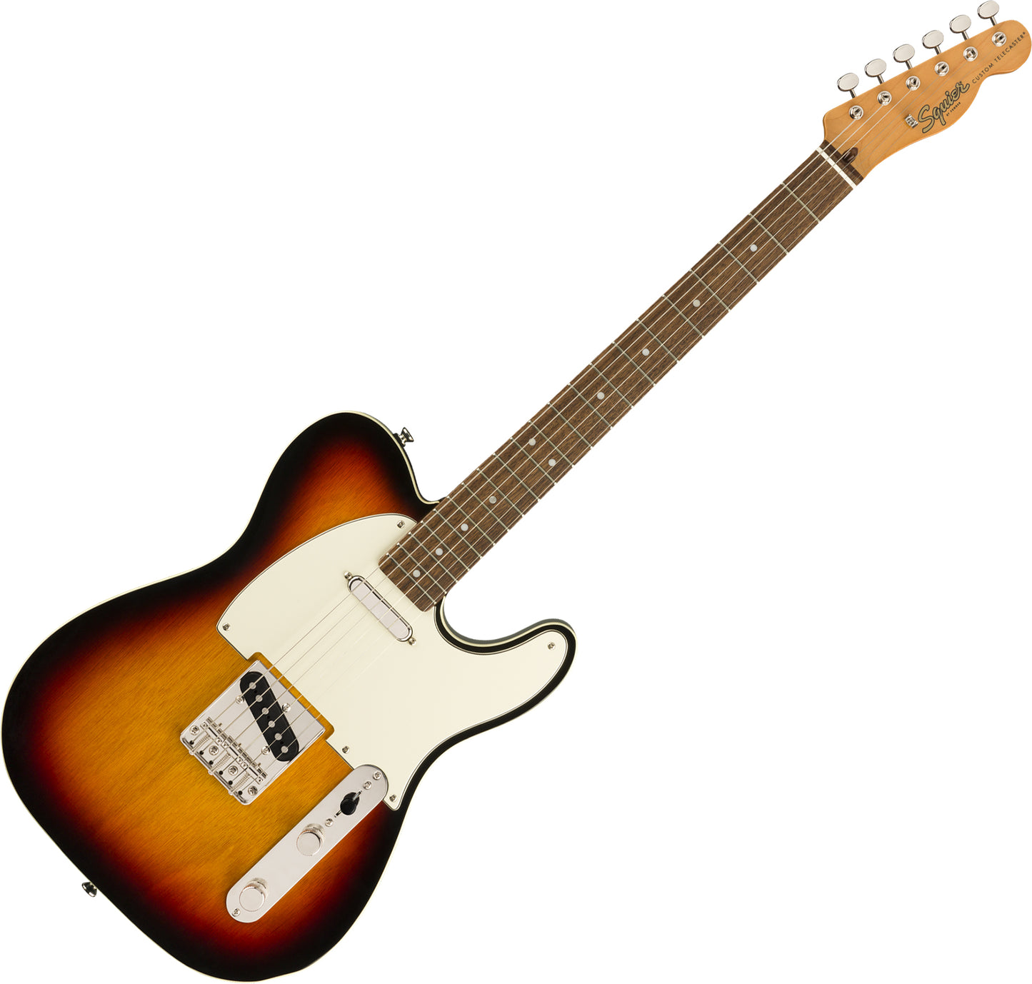 Fender Squier Classic Vibe 60's Telecaster Custom - 3-Tone Sunburst Electric Guitar detail image 2