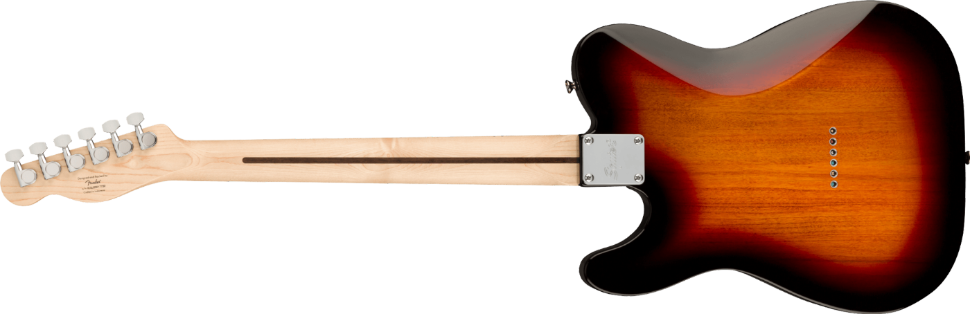 Fender Squier Affinity Telecaster Electric Guitar with Maple Fingerboard - 3-Tone Sunburst detail image 3