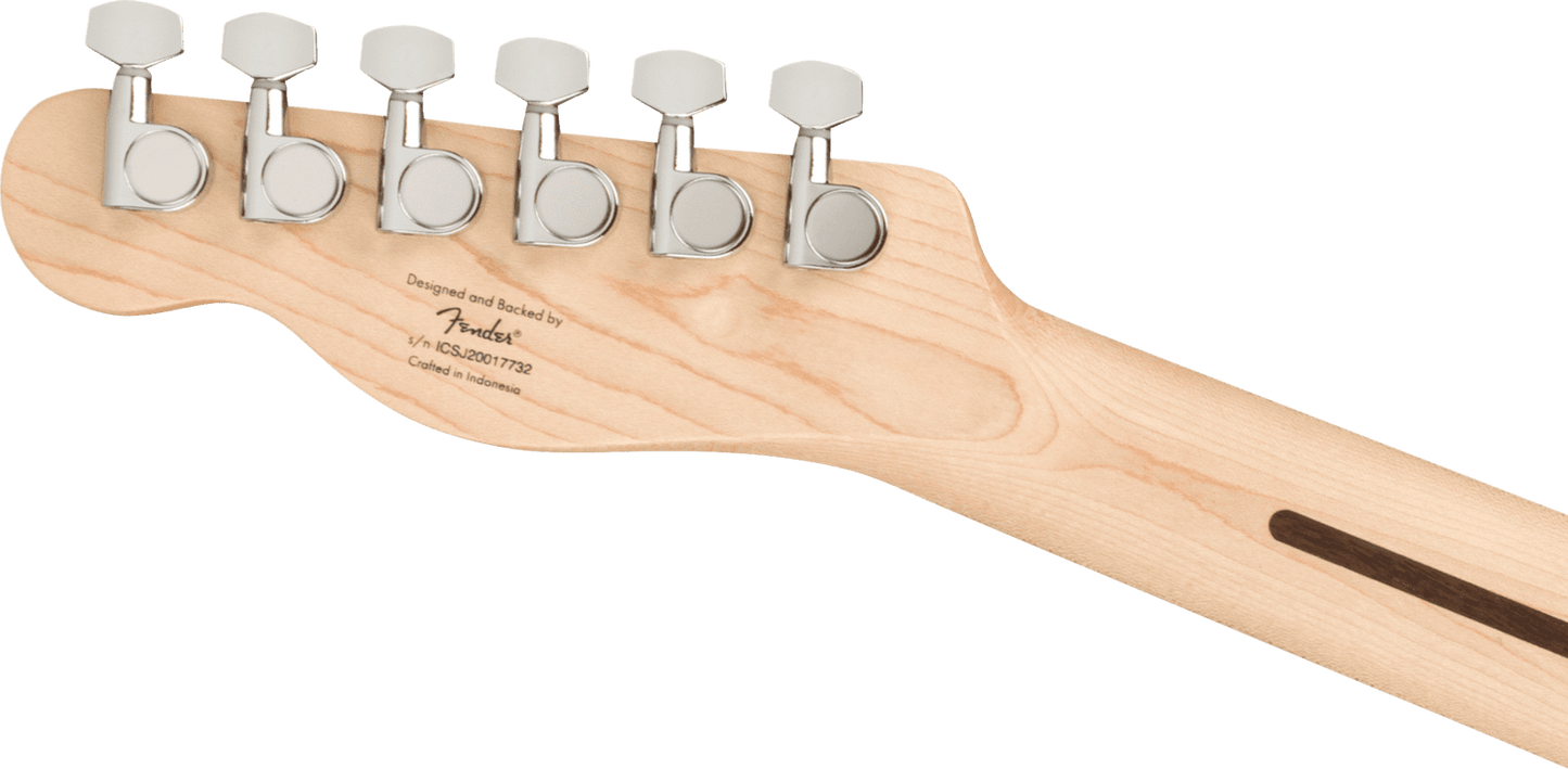 Fender Squier Affinity Telecaster Electric Guitar with Maple Fingerboard - 3-Tone Sunburst detail image 5