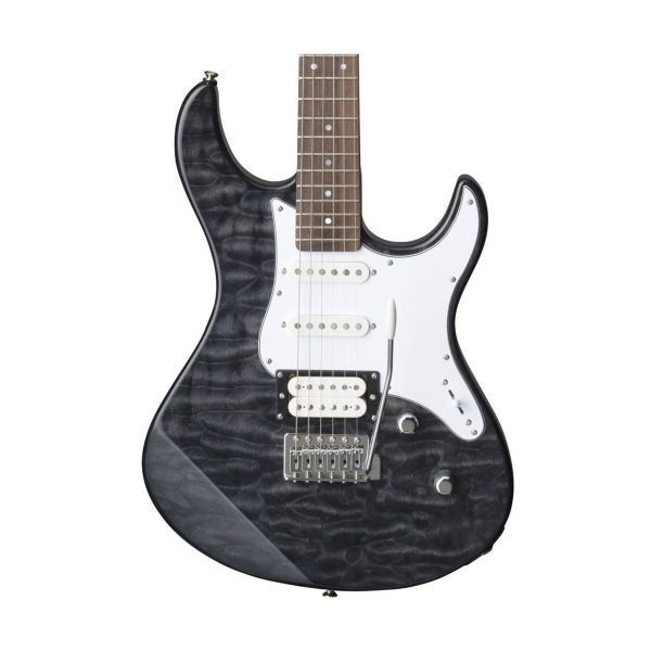 Yamaha Pacifica 212V Electric Guitar with Quilted Maple Top in Translucent Black detail image 4