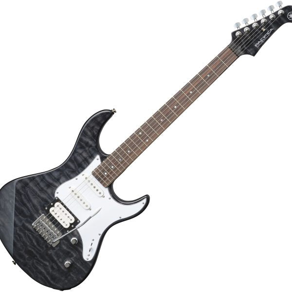 Yamaha Pacifica 212V Electric Guitar with Quilted Maple Top in Translucent Black detail image 5