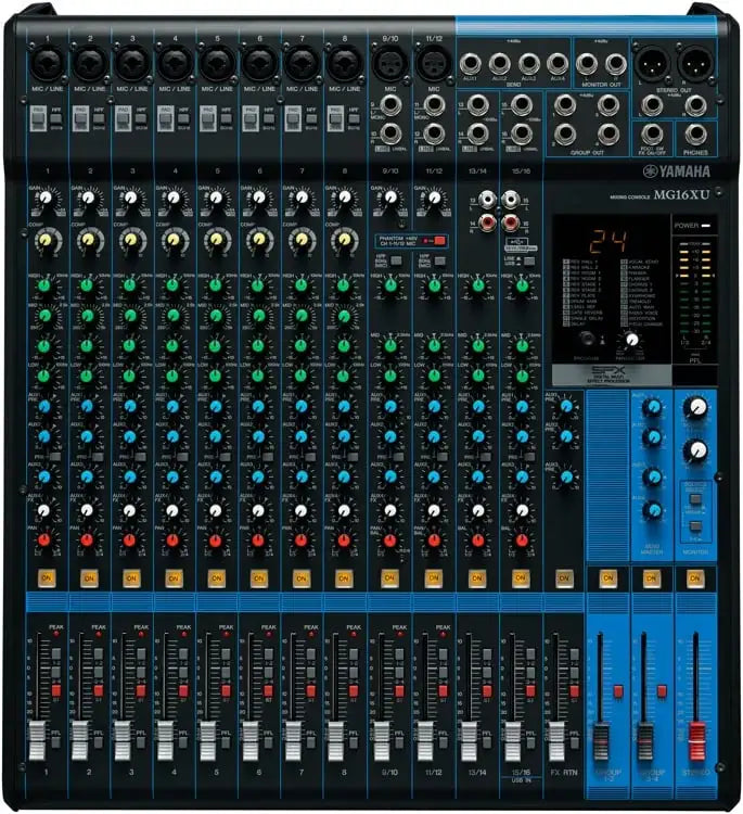 Yamaha MG16XU 16-Channel Mixer with Effects - Yamaha - VisionSounds South Africa