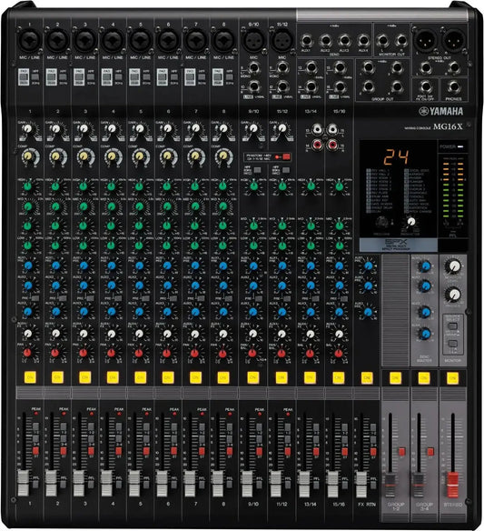 Yamaha MG16X CV 16-Channel Stereo Mixer - Yamaha - VisionSounds South Africa