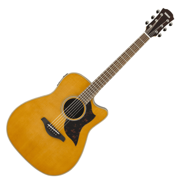 Yamaha A1R Acoustic-electric Guitar - Vintage Natural detail image 7