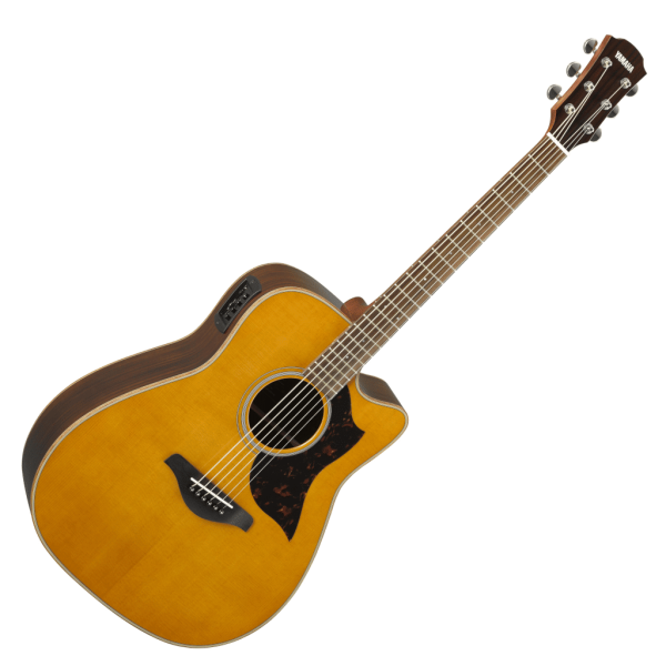 Yamaha A1R Acoustic-electric Guitar - Vintage Natural detail image 8