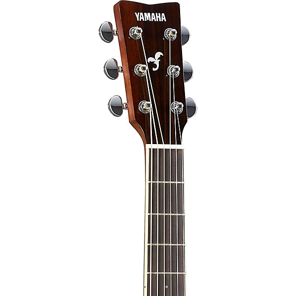 Yamaha FG-TA TransAcoustic Dreadnought Acoustic-electric Guitar - Vintage Tint detail image 6
