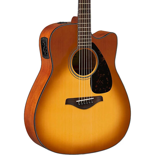 Yamaha FGX800C Dreadnought Cutaway Acoustic-electric Guitar - Sand Burst product image