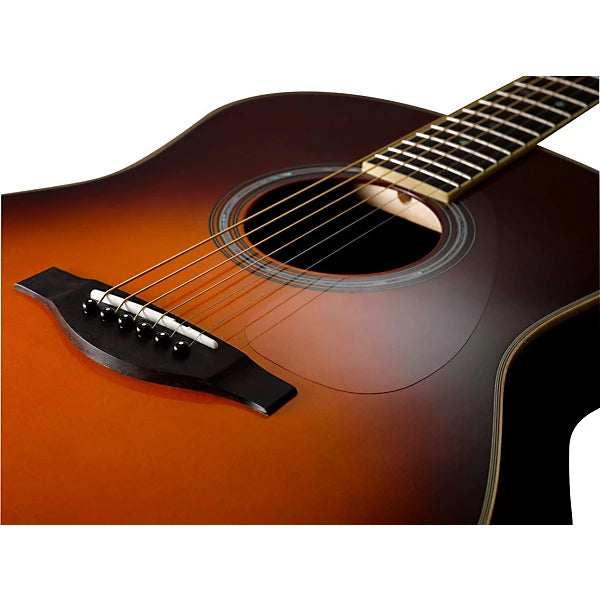 Yamaha LL-TA TransAcoustic Dreadnought Acoustic-electric Guitar - Brown Sunburst detail image 3
