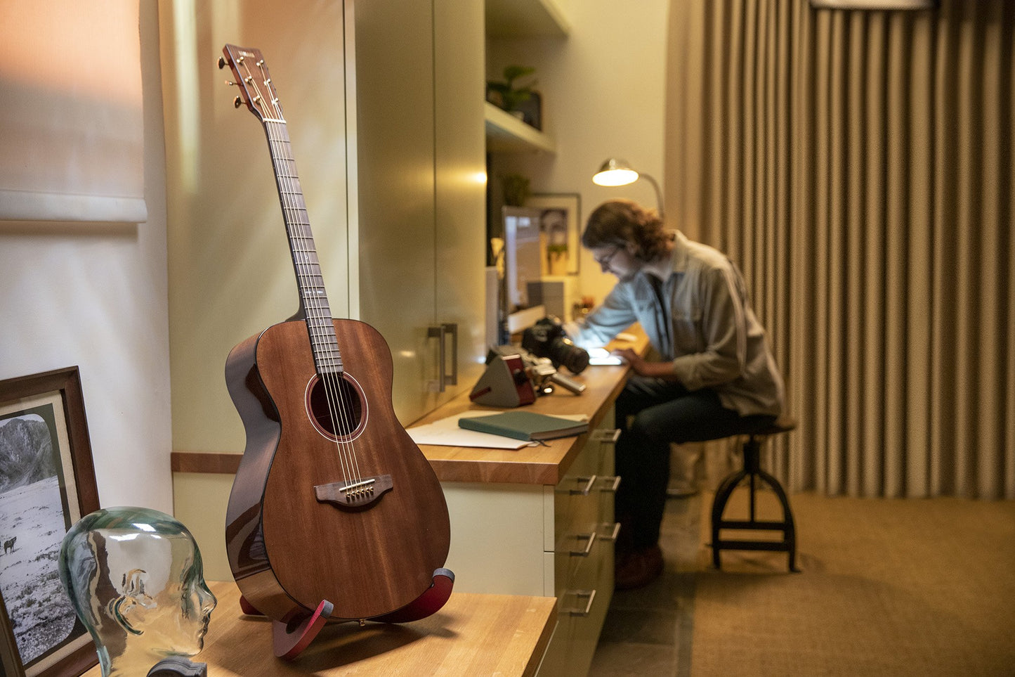 Yamaha Storia III Acoustic Guitar detail image 6