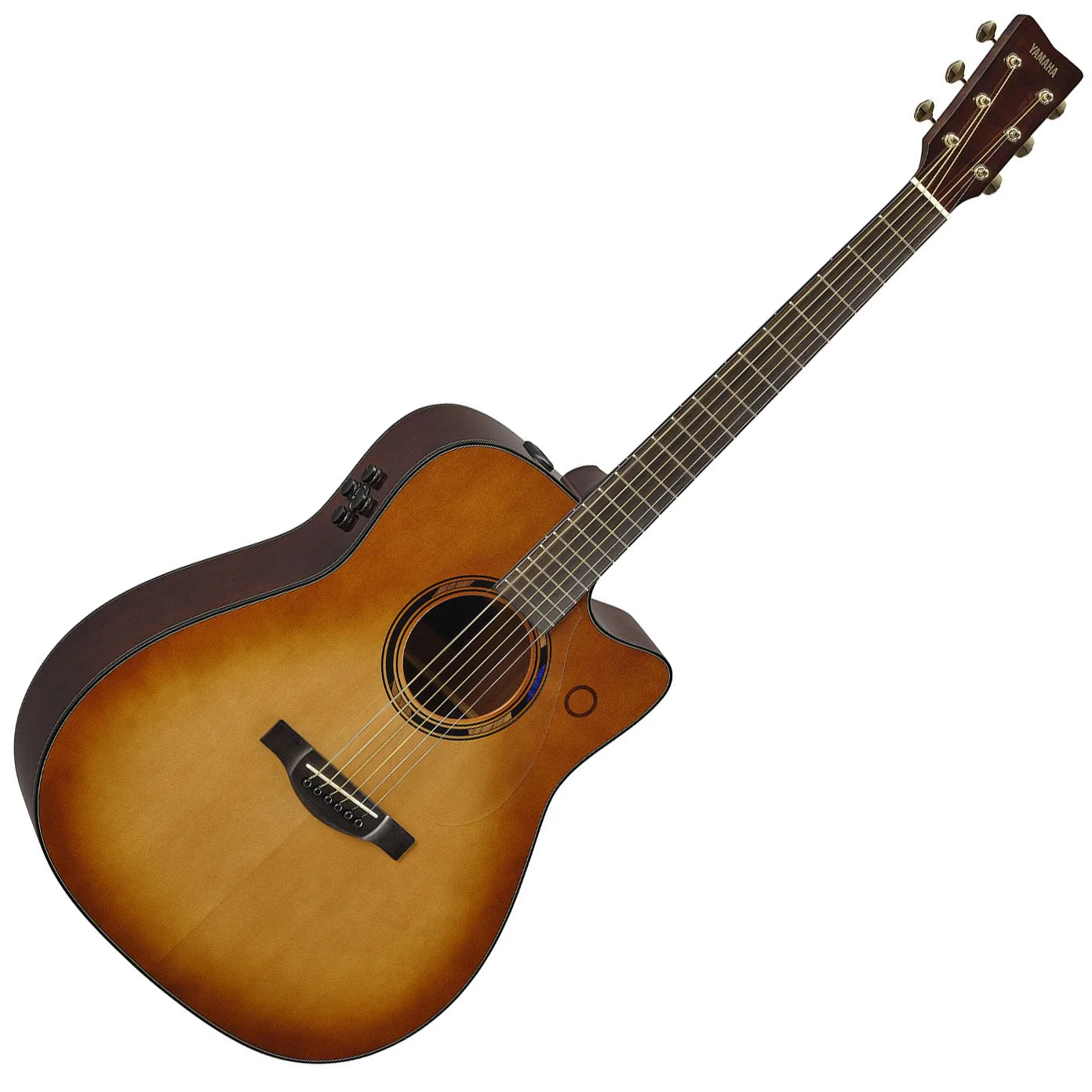 Yamaha TAG3 C TransAcoustic Dreadnought Acoustic-electric Guitar - Sand Burst detail image 2