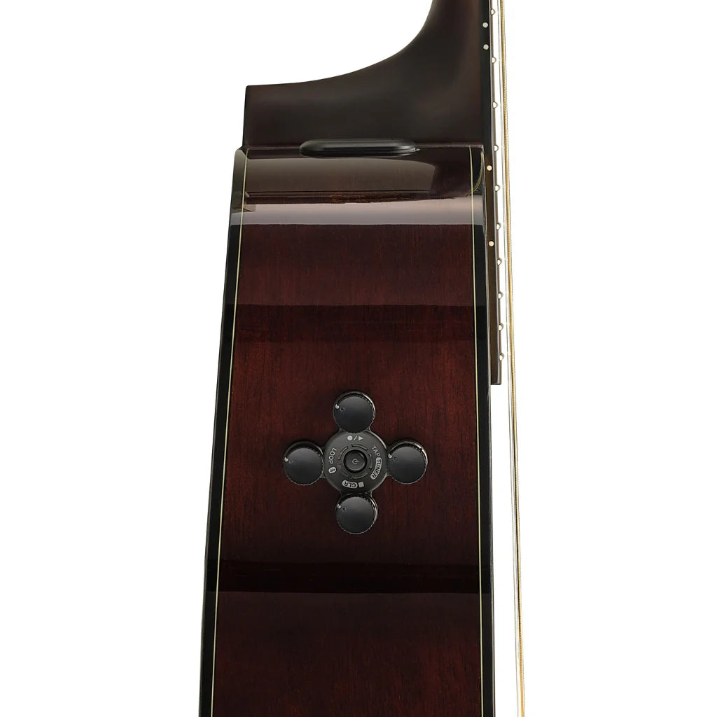 Yamaha TAG3 C TransAcoustic Dreadnought Acoustic-electric Guitar - Sand Burst detail image 7