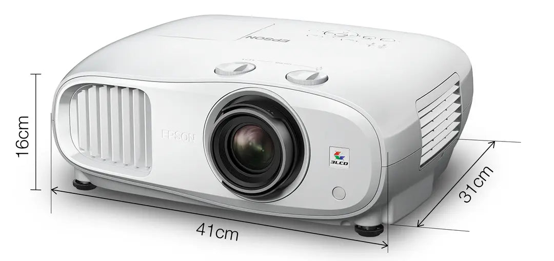 Epson EH-TW7100 4K PRO-UHD Home Cinema Projector - 3000 Lumens - View 3