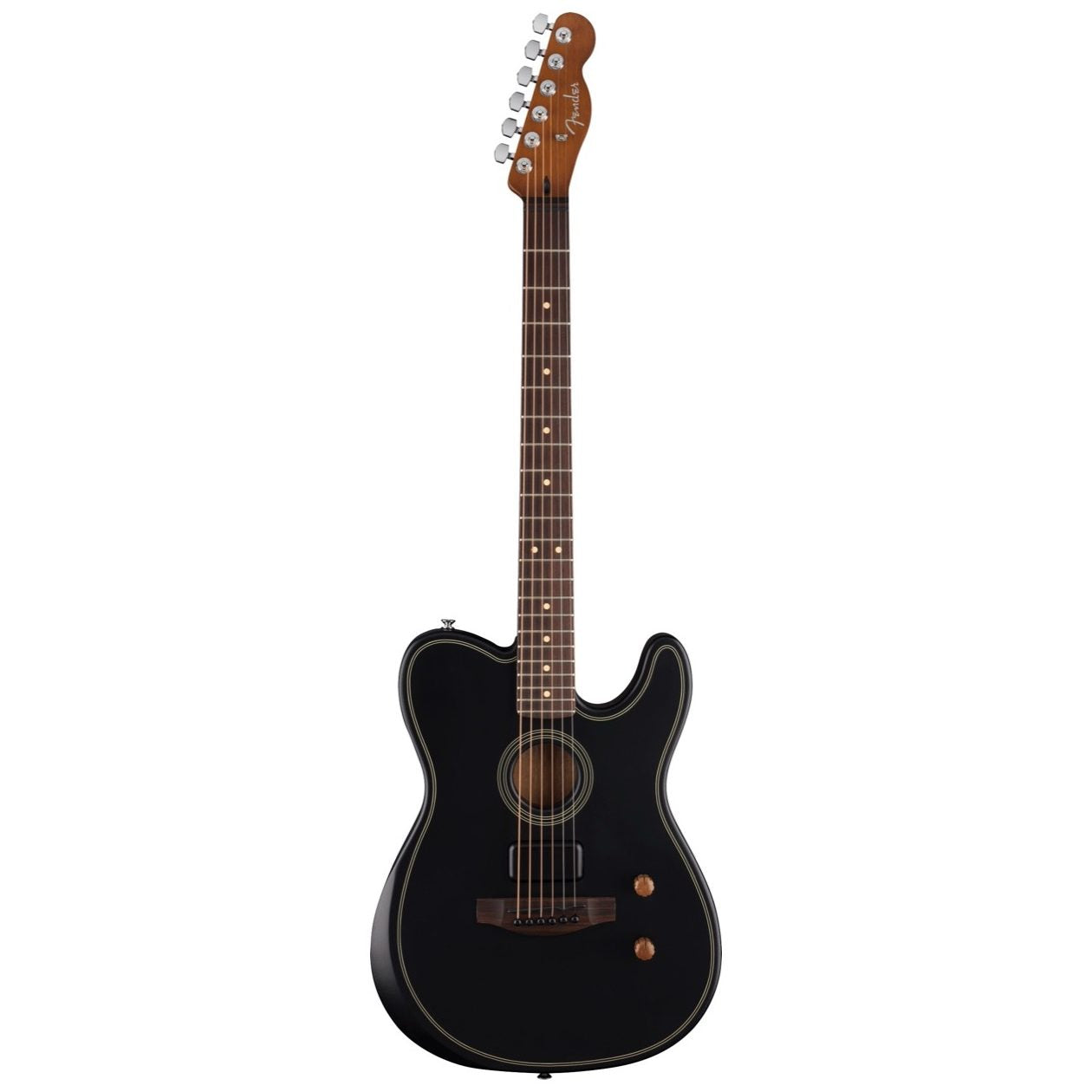 Fender Acoustasonic Standard Black Telecaster detail image 2