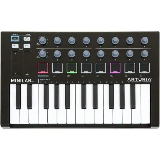 Arturia Mini Lab MKIII Black - Arturia - VisionSounds South Africa