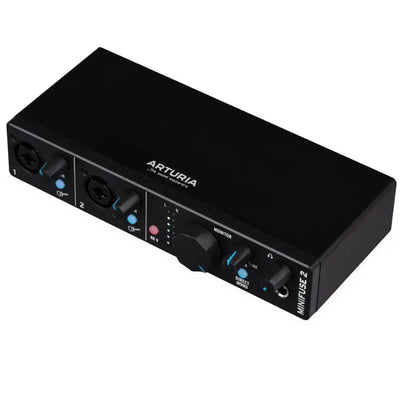Arturia MiniFuse 2 USB-C Audio Interface (Black) - Arturia - VisionSounds South Africa