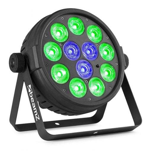 Beamz BT400 LED FLAT PAR IP20 12x 10W RGBW - Beamz - VisionSounds South Africa
