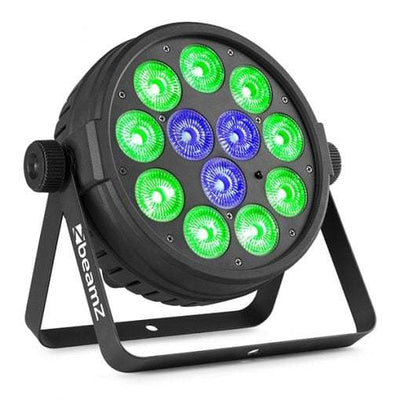 Beamz BT400 LED FLAT PAR IP20 12x 10W RGBW - Beamz - VisionSounds South Africa
