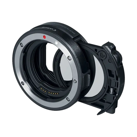 Canon Drop-In Filter Mount Adapter EF-EOS R with Circular Polarizer Filter