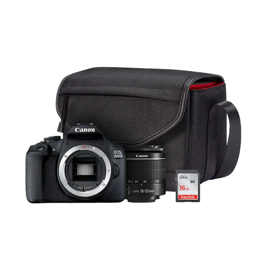 Canon EOS 2000D DSLR Priceless Moments Starter Bundle