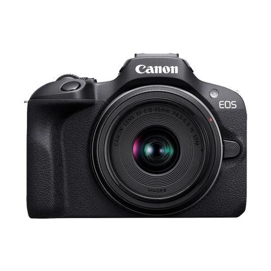 Canon EOS R100 Mirrorless Camera with RF-S 18-45mm Lens
