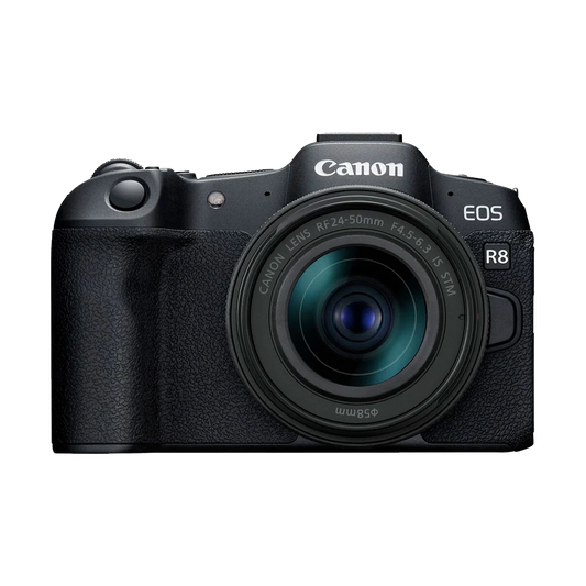 Canon EOS R8 Mirrorless Camera Body with RF 24-50mm F4.5-6.3 IS STM Lens