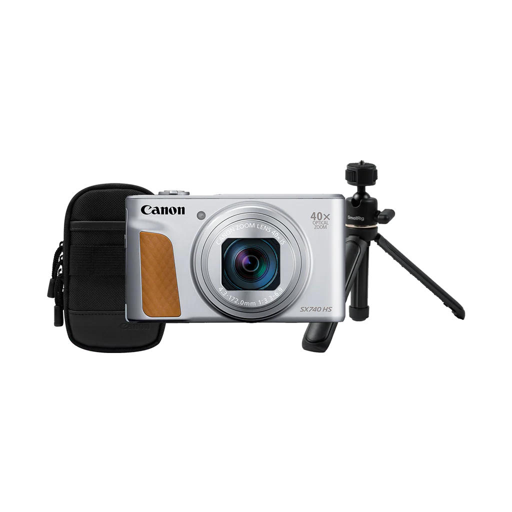 Canon PowerShot SX740 HS LITE Travel Kit (Silver)