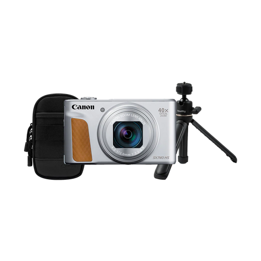 Canon PowerShot SX740 HS LITE Travel Kit (Silver)