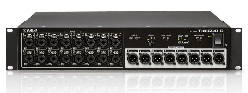 YAMAHA Tio1608-D Dante-Equipped I/O Rack - Yamaha - VisionSounds South Africa