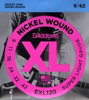 D'Addario EXL120 Nickel Super Light - D'Addario - VisionSounds South Africa