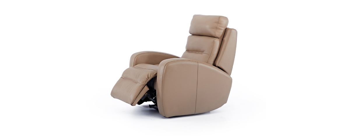 Bronx Motion Incliner Cinema Seat — angled view showing form factor