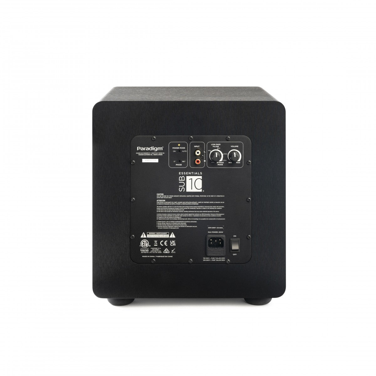 Paradigm Essentials Sub 10 - 10" Powered Subwoofer - View 3
