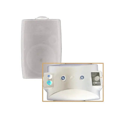 Filo CAVSM6W 6" MOULDED SPEAKER & DOME TWEETER W/BRACKET 40W WHITE - Filo - VisionSounds South Africa