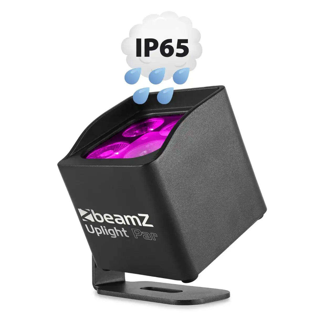 Beamz BBP44 Mini Battery Powered 4x4w LED Uplight IP65 : RGBW - Beamz - VisionSounds South Africa